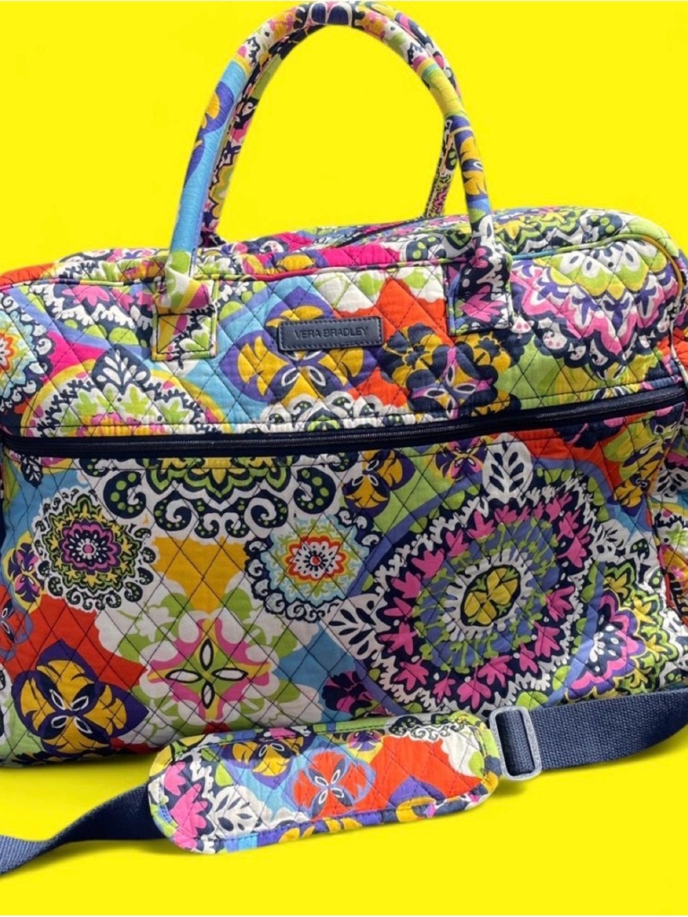 Vera Bradley RIO Quilted Grand Traveler luggage Bag